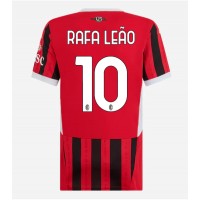 Zenski Nogometni Dres AC Milan Rafael Leao #10 Domaci 2024-25 Kratak Rukav